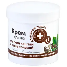 Крем для ніг Домашний Доктор Кінський каштан та хвощ польовий, 250 мл