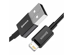 Кабель BASEUS USB-A to Lightning Superior Series 1m Black (CALYS-A01) - мініатюра 2