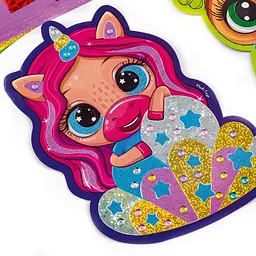 Набір творчості Vladi Toys Foil Art Чарівні тваринки, укр. мова (VT4433-10) - мініатюра 3