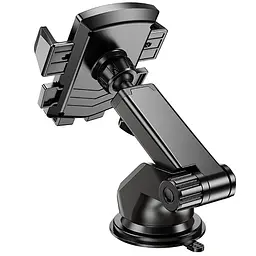 Автотримач Hoco CA83 David one-button (center console) Black - мініатюра 2