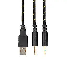 Навушники 2E Gaming гарнітура ігрова HG300 LED 3.5mm (2E-HG300BK) чорна - мініатюра 6