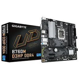 Материнська плата Gigabyte B760M D3HP DDR4 (B760M D3HP DDR4) (Socket 1700, Intel B760, Micro-ATX) - мініатюра 4