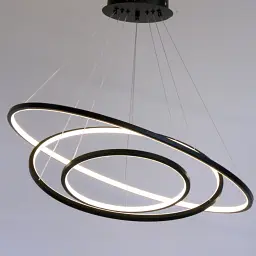 Підвісна люстра Friendlylight Wheel 3 Black FL5125 - мініатюра 2