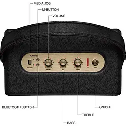 Колонка Marshall Kilburn III Black and Brass 50W Original (Підтримка офіційного додатку) (1007443) - мініатюра 3