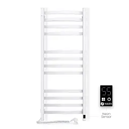 Електрична рушникосушка NAVIN Avalon 480х1200 Біла Sensor (Ліва, 102Вт) - мініатюра 3