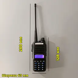 Рація дводіапазонна Baofeng UV-82 (136-174 MHz, 400-520 MHz), 5 Вт, 2000 mAh + ремінець + гарнітура у подарунок - мініатюра 3