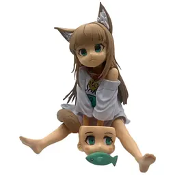Фігурка Кішка дівчинка Неко тян Cat girl Neko-chan 14 см F CG NC 14