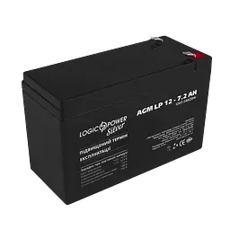 Акумулятор AGM LP 12V - 7.2 Ah Silver