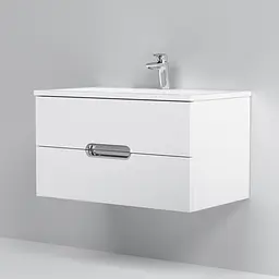 Тумба підвісна AM.PM Spirit 80 см з умивальником (M70-FUX0802-WC0802-38) - мініатюра 4