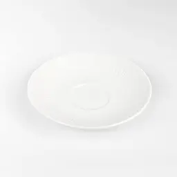 Блюдце МВМ My Home Промінь 15.2 см біле (KP-119 WHITE) - мініатюра 4
