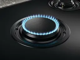 Варильна поверхня комбінована Electrolux 90 см розширена зона чугун чорний - мініатюра 6