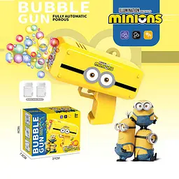 Пістолет для мильних бульбашок Bubble Gun Міньйони 889-2 - мініатюра 2