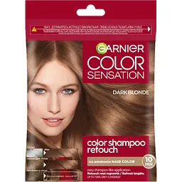 Крем-фарба для волосся Garnier Color Shampoo Retouch без аміаку Русявий 6.0, 20 мл