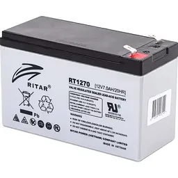 Акумулятор Ritar AGM 12V (12V/7Ah/84Wh) (RT1270) [125662]