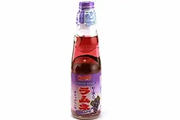 Японська газована вода з кулькою Ramune Grape 200ml