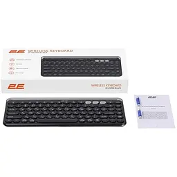 Клавіатура бездротова 2E KS250 WL BT Black (2E-KS250WBK_UA)