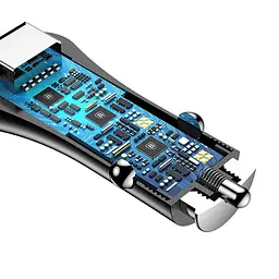 Автомобільний зарядний пристрій Baseus CCALL-GC01 Gentry series Dual-U QC3.0 18W 2хUSB (29364875) - мініатюра 6