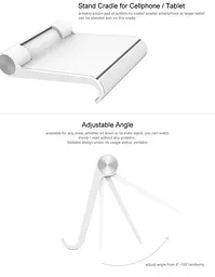 Тримач для телефона-планшета підставка Ugreen LP115 Multi-Angle Adjustable - мініатюра 6