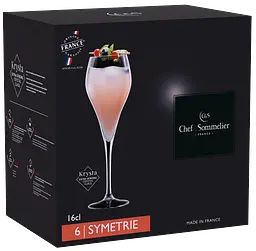 Набір келихів C&S Symetrie 6х160 мл (6939887) - мініатюра 3