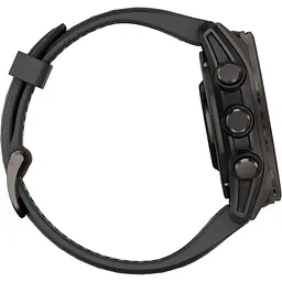 Смарт-годинник Garmin Fenix 8 AMOLED Sapphire 43mm Carbon Gray DLC Titanium with Black/Pebble Gray Silicone Band (010-02903-21) [115064] - мініатюра 5