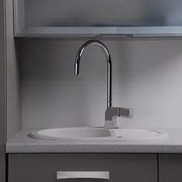 Кухонна мийка Fancy Marble Yuta білий 102060001 - мініатюра 3
