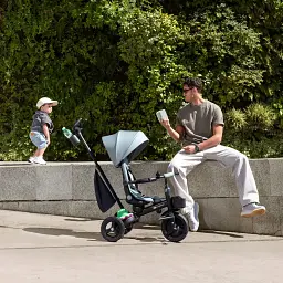 Триколісний велосипед Kinderkraft Aveo 2 Plus Grey (KRAVEO02GRY0000)  - мініатюра 12