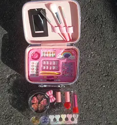 Косметичний набір для дітей дівчаток 2 в 1 Beauty Make Up у рожевій валізці - мініатюра 7