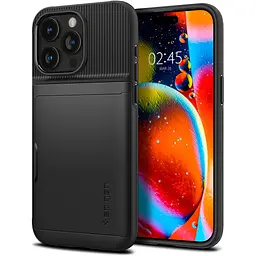 Чохол Spigen Slim Armor CS для Apple iPhone 15 Pro Max Black (ACS06589) [93024] - мініатюра 3