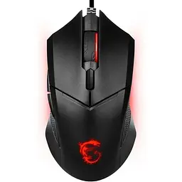 Миша MSI Clutch GM08 чорний USB оптична 200 / 400 / 800 / 1600 / 3200 / 4200 dpi 6 кнопок