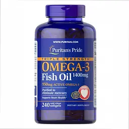 Омега-3 Puritans Pride Triple Strength 1360 мг (950 мг Active Omega-3) 240 softgels