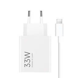 Мережевий зарядний пристрій XiaomiWall Charger 33W with Type-C Cable BHR9956EU White - мініатюра 3