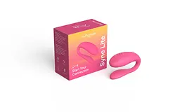 Смарт-вібратор для пар We-Vibe Sync Lite Pink, 10 віброрежимів, можна поєднувати з проникним сексом - мініатюра 8