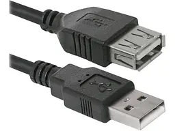 Кабель Defender USB 2.0 AM/AF 3m (87453)