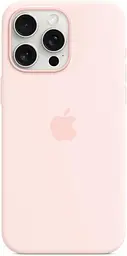 Оригінальний силіконовий чохол для iPhone 15 Pro Max Apple Silicone Case with MagSafe Light Pink MT1M3ZM/A