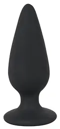 Анальна пробка Black Velvets Heavy Plug Medium чорна - мініатюра 7