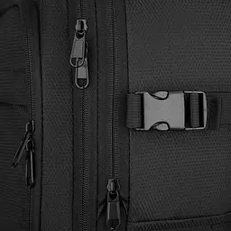 Рюкзак дорожній 2E Trek Cabin Size Black, поліестер, EXP, 17/23л, з відсіком для ноутбука 16 - мініатюра 4