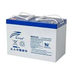 Акумуляторна батарея Ritar DG12-65 GEL 12V 65Ah Gray Case