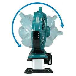 Вентилятор акумуляторний Makita DCF301Z (330 мм, 120-240 м/хв, LXT, AC, без акумуляторів та зарядного пристрою) - мініатюра 8