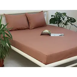 Простирадло на резинці Tag Tekstil (160x200x20) Mahogany Rose