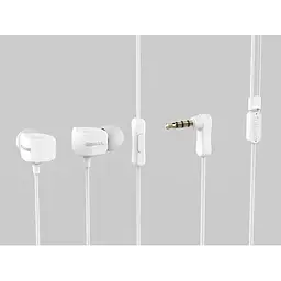 Дротові навушники Remax RM-502 3.5 mm 1.2 m White - мініатюра 3