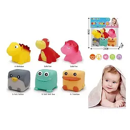 Гумові іграшки - пищалки у вигляді тварин Bath Toys