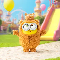 Колекційна м'яка іграшка з кільцем Pор Tор 52 Toys серії Bob & Tim Посіпаки (25ZB301XHRTJ001) - мініатюра 2