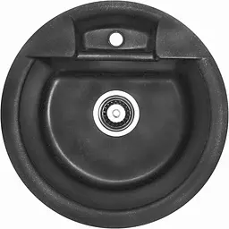 Кухонна мийка Adamant Fine Ø470x190 графіт 195223, Графіт