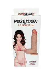 Фалоімітатор B - Series Real Posejdon-Loveclonex 7,5", 21 см (тілесний) - мініатюра 10