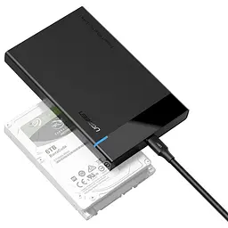 Зовнішня кишеня для 2.5" HDD/SSD Ugreen USB 3.1 US221 Black - мініатюра 2
