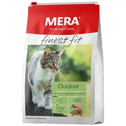 Корм Mera Finest fit Outdoor - безглютеновий для кішок зі свіжим м'ясом птиці та лісовими ягодами 4 кг