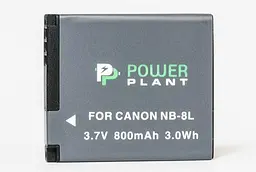 Акумулятор PowerPlant Canon NB-8L 800mAh (DV00DV1256) - мініатюра 2