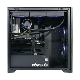 Робоча станція Power Up Desktop #730 Ryzen 9 7900x/32 GB/SSD 512 Gb/GeForce RTX 5060Ti 8 Gb - мініатюра 3
