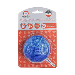 Іграшка для собак Misoko&Co М'яч для лакомств. blue. 8 cm - мініатюра 3