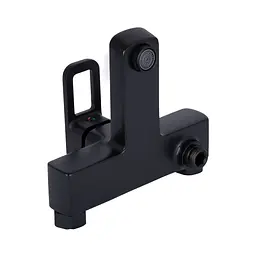 Змішувач для ванни Lidz Wawel 006 (з душовим гарнітуром) (k35) LDWAW006BLA45393 Black - мініатюра 6